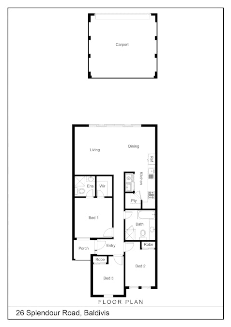 26 Splendour Road, Baldivis, WA, 6171 - Floorplan 1