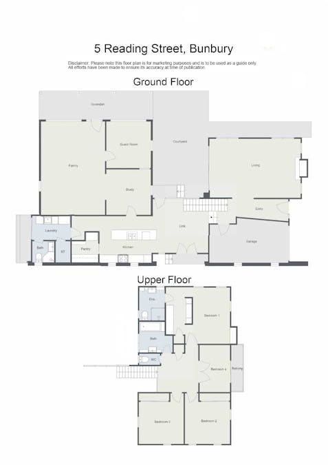 5 Reading Street, Bunbury, WA, 6230 - Floorplan 1