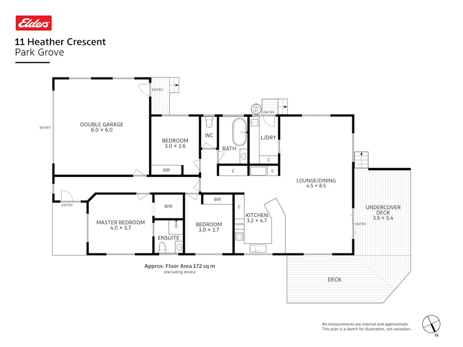 11 Heather Crescent, Park Grove, TAS, 7320 - Floorplan 1