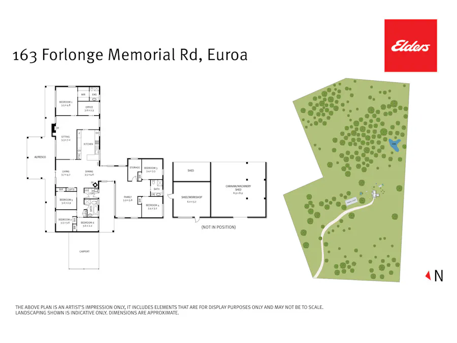 163 Forlonge Memorial Road, Euroa, VIC, 3666 - Floorplan 1