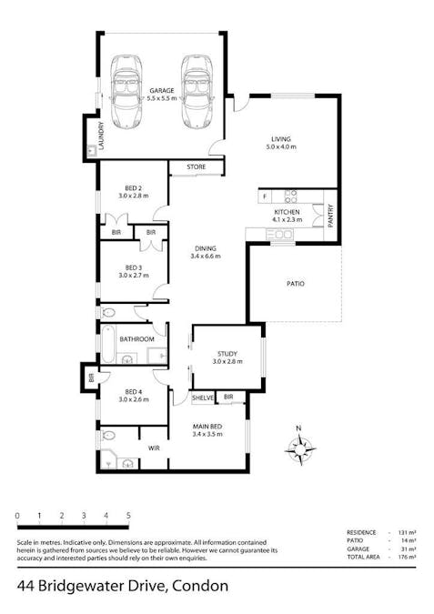 44 Bridgewater Drive, Condon, QLD, 4815 - Floorplan 1