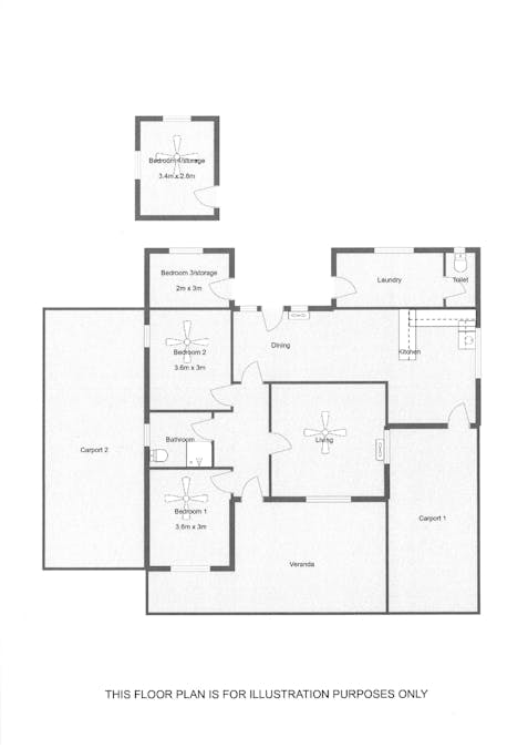 117 Elizabeth Street, Edenhope, VIC, 3318 - Floorplan 1