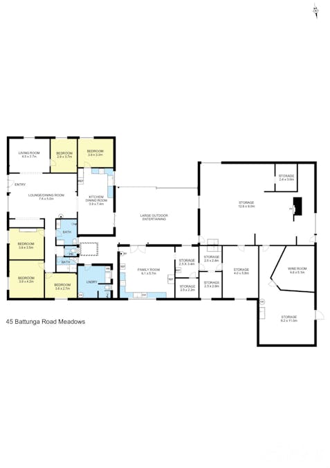 45 Battunga Road, Meadows, SA, 5201 - Floorplan 1