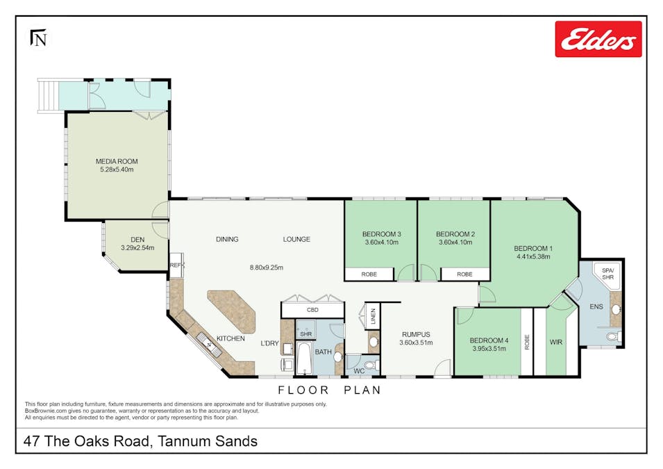 47 The Oaks Road, Tannum Sands, QLD, 4680 - Floorplan 1