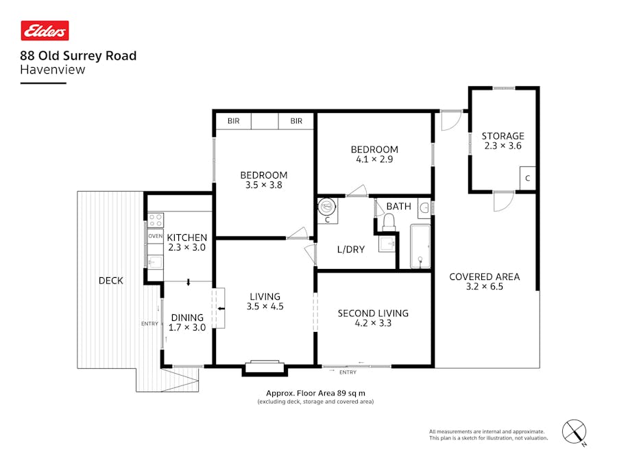 88 Old Surrey Road, Havenview, TAS, 7320 - Floorplan 1