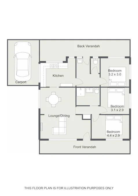 10 Rule Street, Naracoorte, SA, 5271 - Floorplan 1