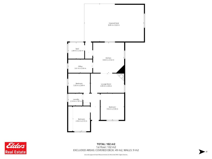 34 East Terrace, Cleve, SA, 5640 - Floorplan 1