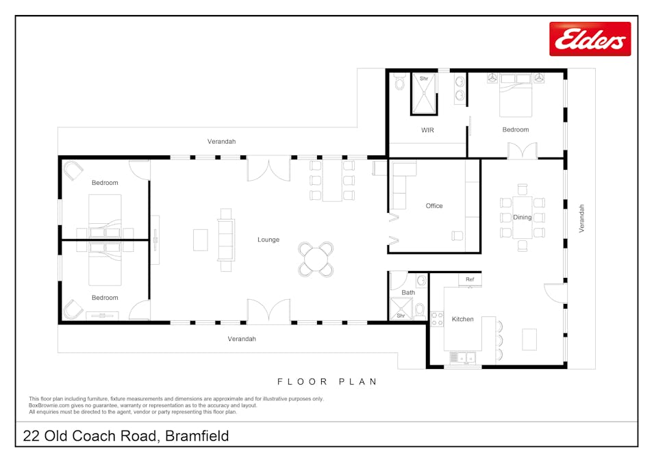 22 Old Coach Road, Bramfield, SA, 5670 - Floorplan 1