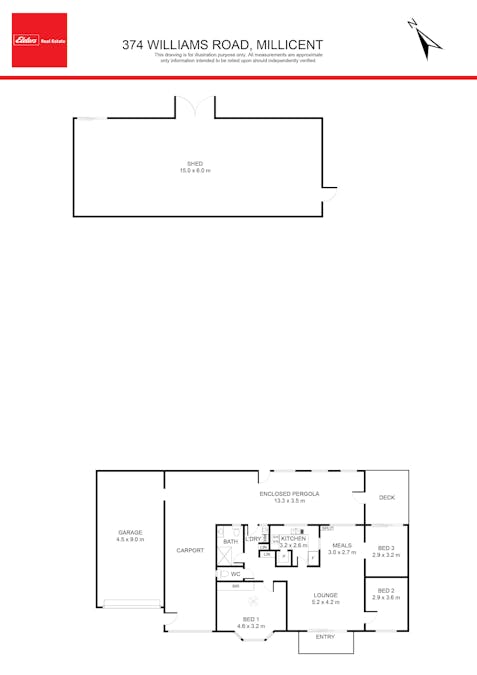 374 Williams Road, Millicent, SA, 5280 - Floorplan 1