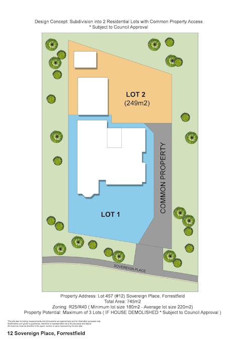 12 Sovereign Place, Forrestfield, WA, 6058 - Floorplan 1