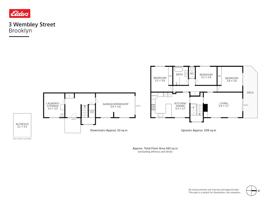 3 Wembley Street, Brooklyn, TAS, 7320 - Floorplan 1