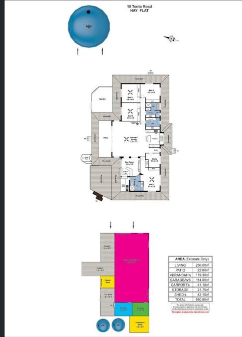 18 Tonto Road, Hay Flat, SA, 5204 - Floorplan 1