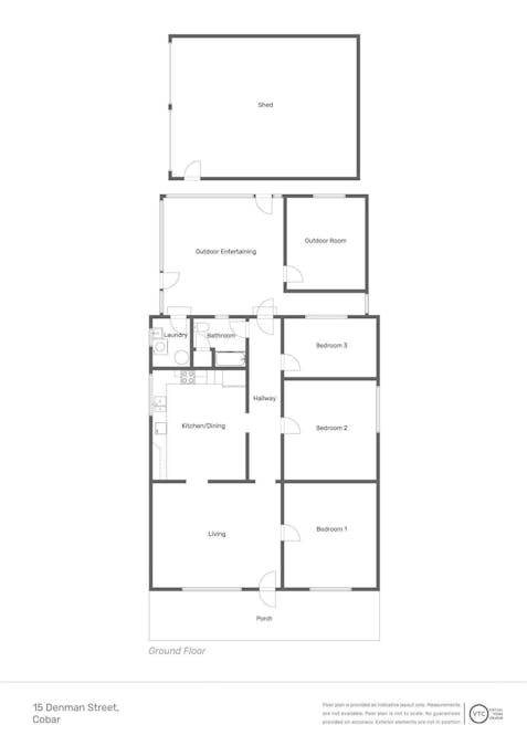 15 Denman Street, Cobar, NSW, 2835 - Floorplan 1