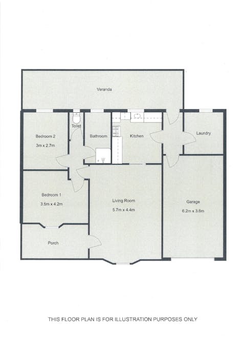 22 Gordon Street, Naracoorte, SA, 5271 - Floorplan 1