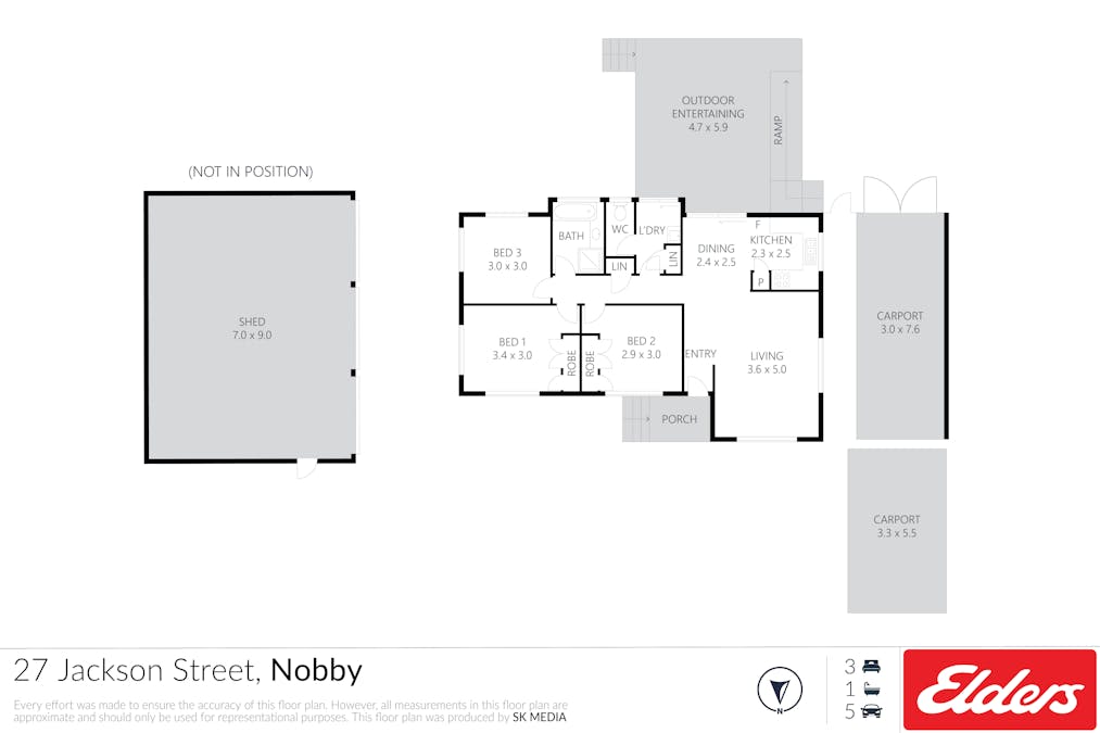 27 Jackson Street, Nobby, QLD, 4360 - Floorplan 1