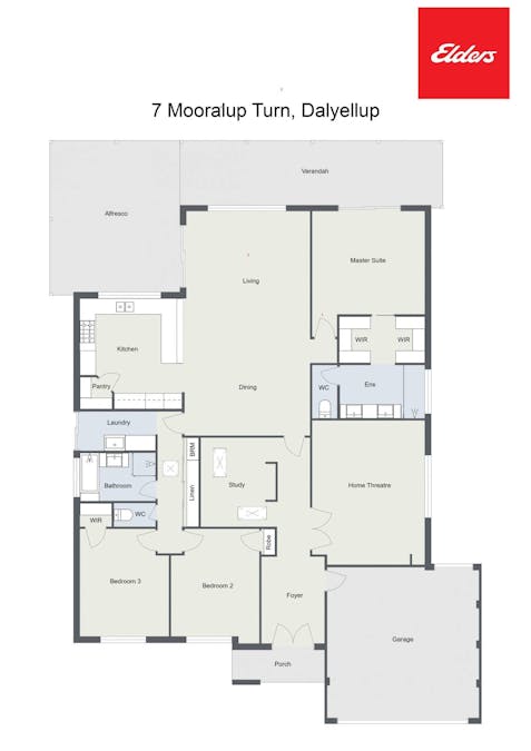 7 Mooralup Turn, Dalyellup, WA, 6230 - Floorplan 1