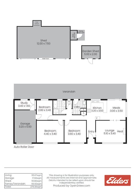 11 Cronin Street, Jamestown, SA, 5491 - Floorplan 1