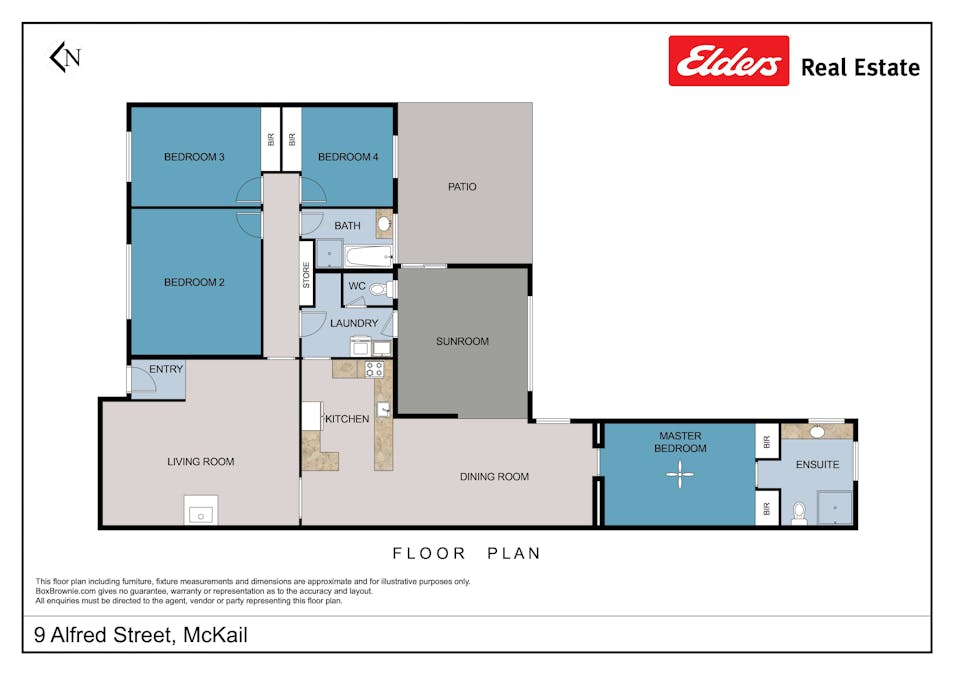 9 Alfred Street, Mckail, WA, 6330 - Floorplan 1