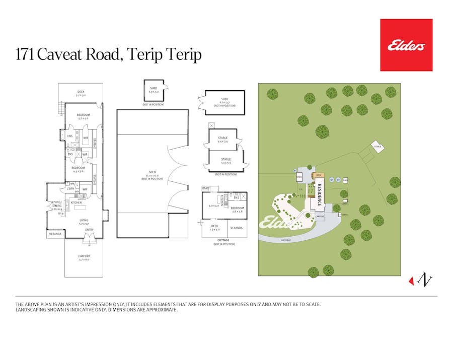 171 Caveat Road, Terip Terip, VIC, 3719 - Floorplan 1