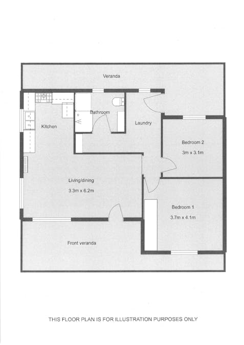 8 Poplar Street, Naracoorte, SA, 5271 - Floorplan 1