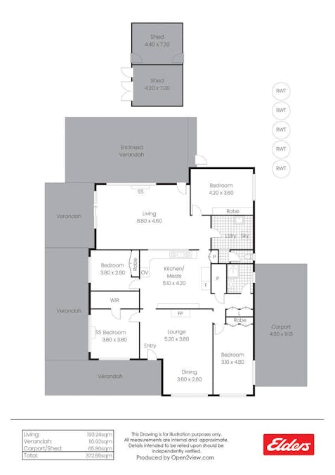 30 Burra Street, Mintaro, SA, 5415 - Floorplan 1