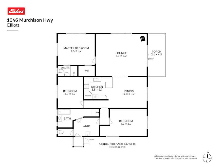 1046 Murchison Highway, Elliott, TAS, 7325 - Floorplan 1
