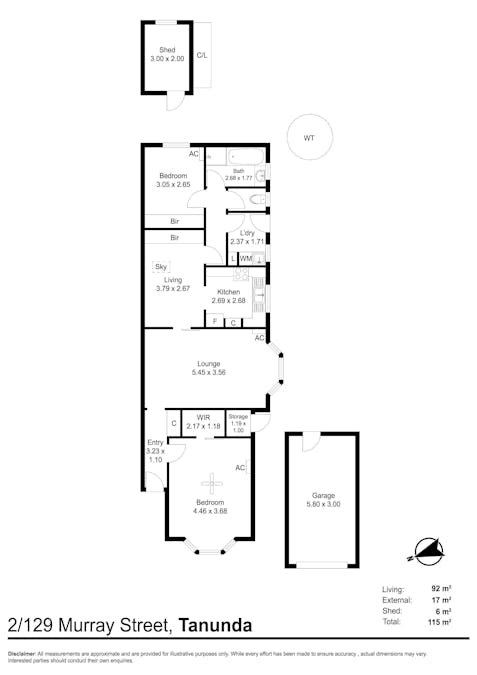 2/129 Murray Street, Tanunda, SA, 5352 - Floorplan 1