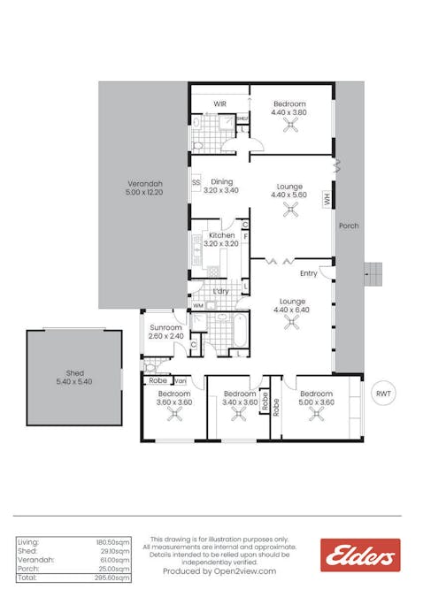 45 Farrell Flat Road, Clare, SA, 5453 - Floorplan 1