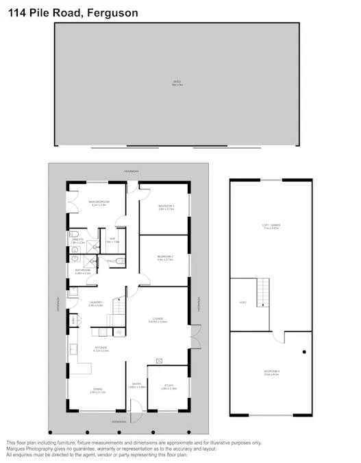 114 Pile Road, Ferguson, WA, 6236 - Floorplan 1