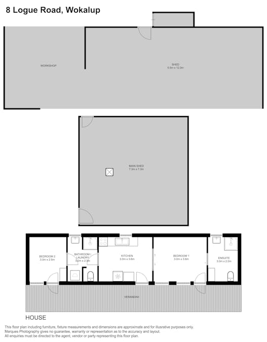 8 Logue Road, Wokalup, WA, 6221 - Floorplan 1