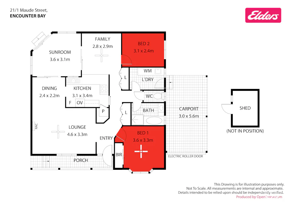 21 Rosetta/1-27 Maude Street, Encounter Bay, SA, 5211 - Floorplan 1