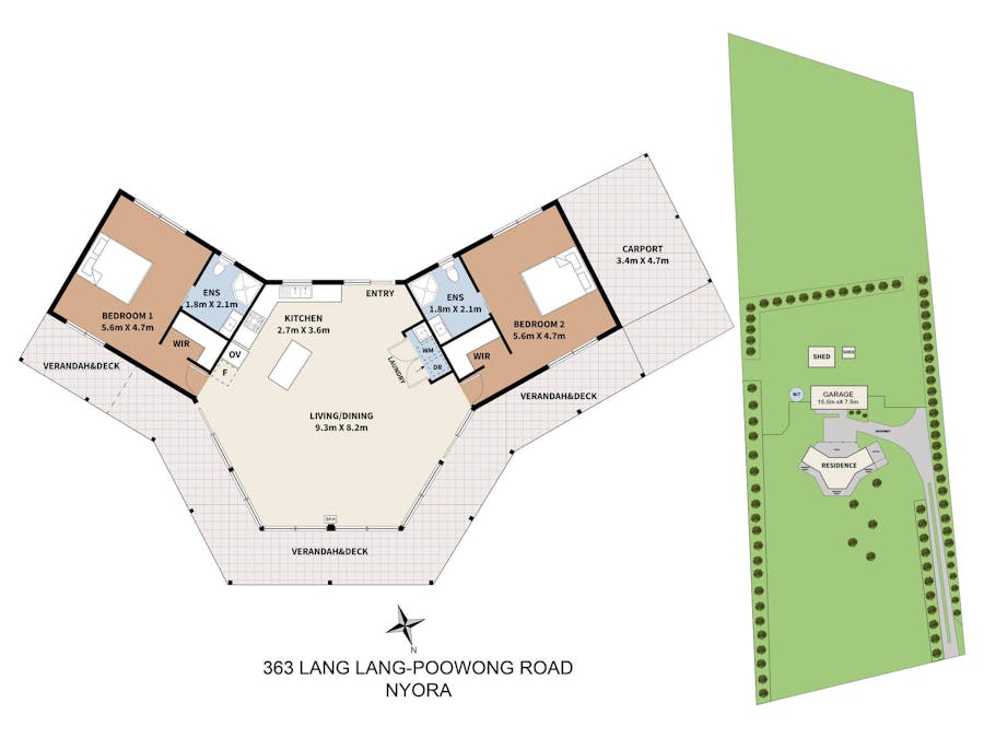 362 Lang Lang - Poowong Road, Nyora, VIC, 3987 - Floorplan 1