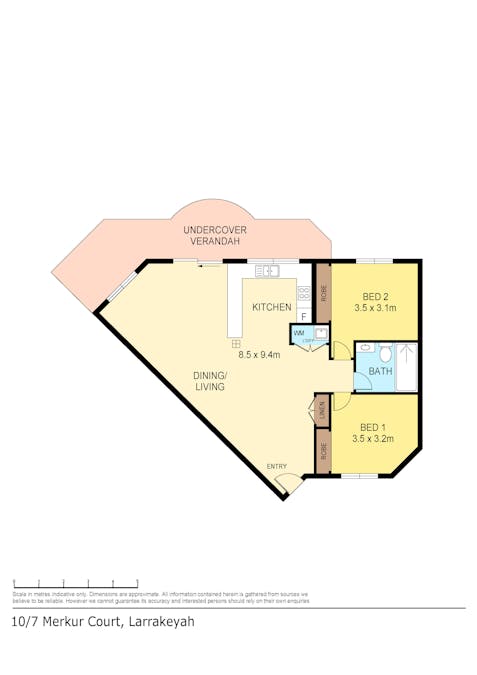 10/7 Merkur Court, Larrakeyah, NT, 0820 - Floorplan 1