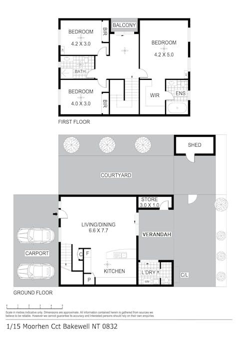 1/15 Moorhen Circuit, Bakewell, NT, 0832 - Floorplan 1