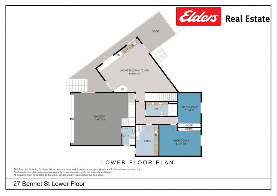 27 Bennett Street, Bremer Bay, WA, 6338 - Floorplan 1
