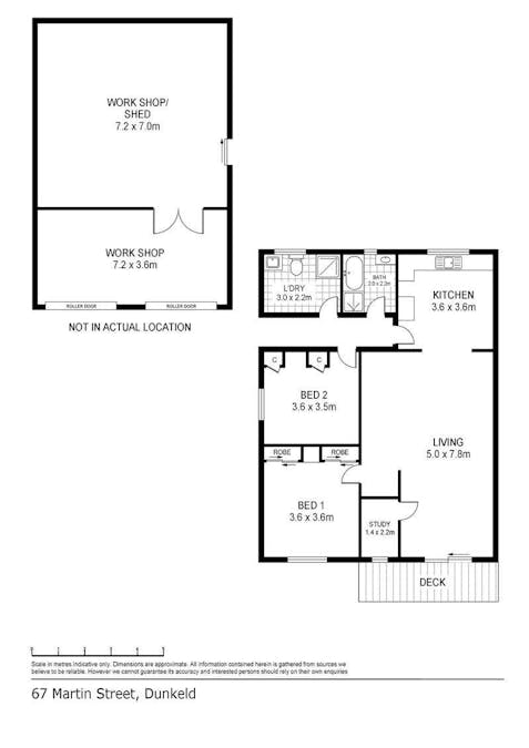 67 Martin Street, Dunkeld, VIC, 3294 - Floorplan 1