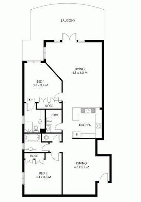 14/288 Casuarina Drive, Nightcliff, NT, 0810 - Floorplan 1