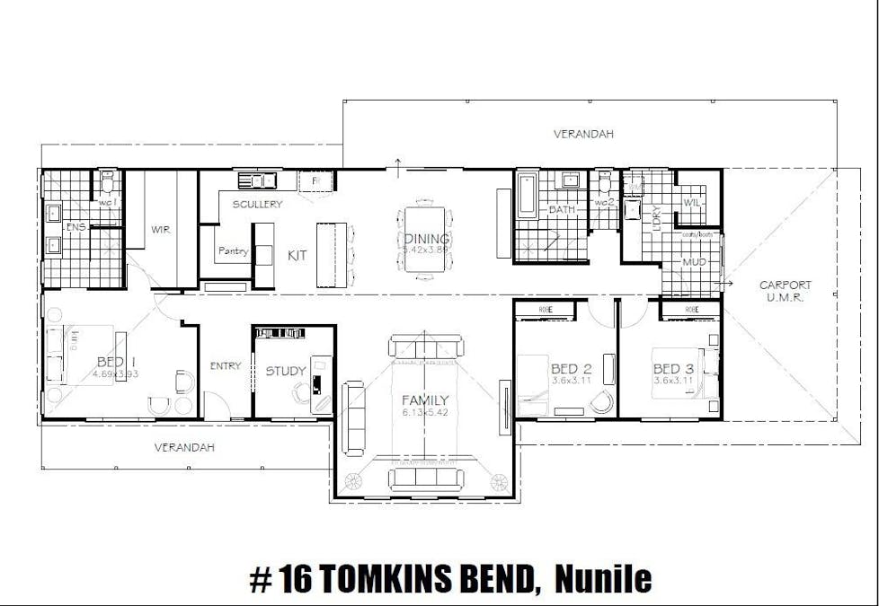 16 Tomkins Bend, Toodyay, WA, 6566 - Floorplan 1