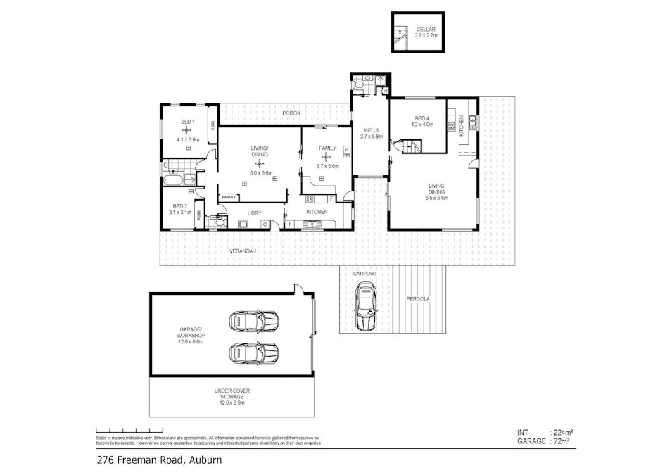 276 Freeman Road, Auburn, SA, 5451 - Floorplan 1