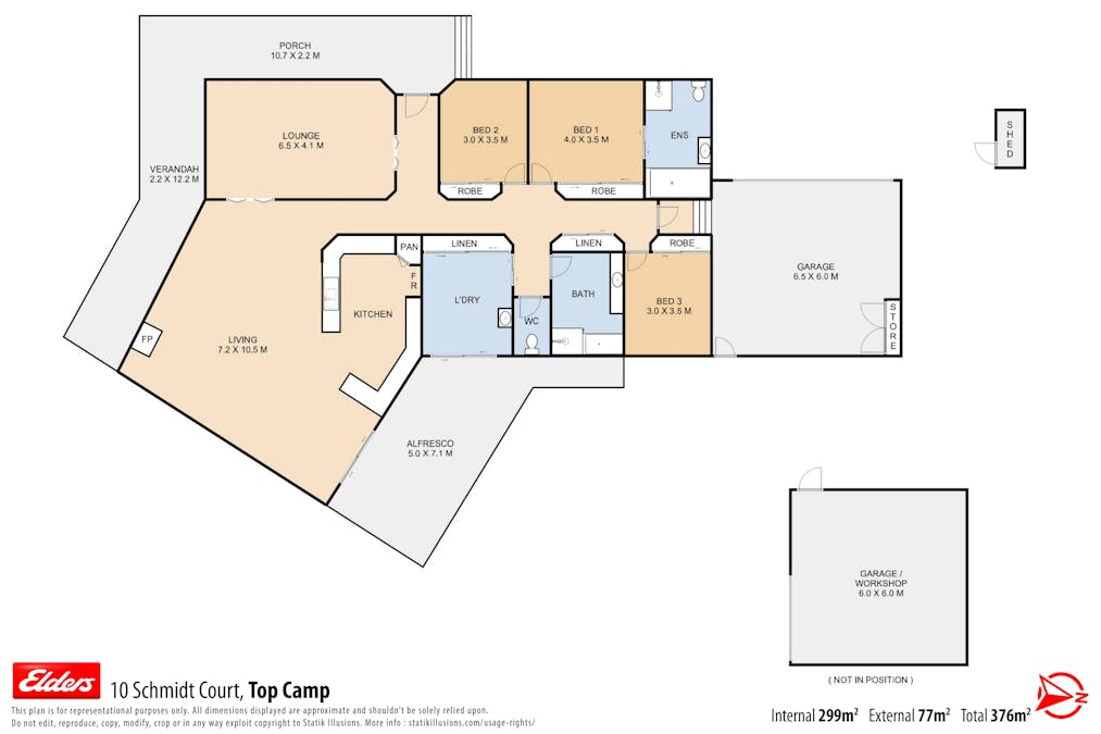 10 Schmidt Court, Top Camp, QLD, 4350 - Floorplan 1
