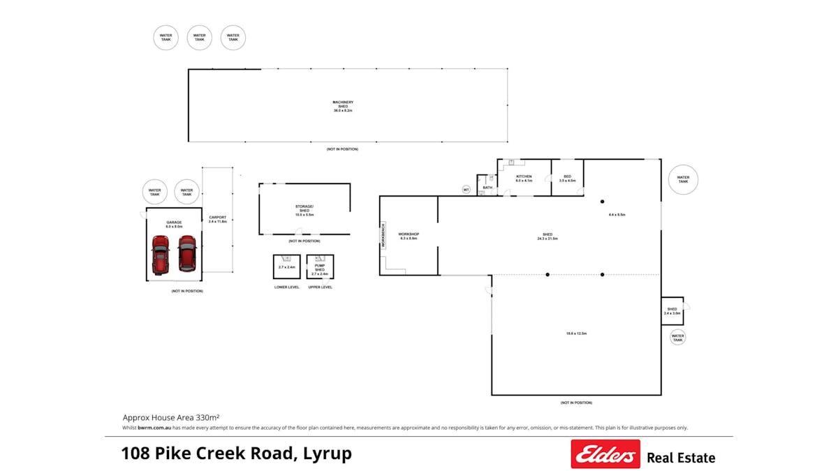 108 Pike Creek Road, Lyrup, SA, 5343 - Floorplan 2