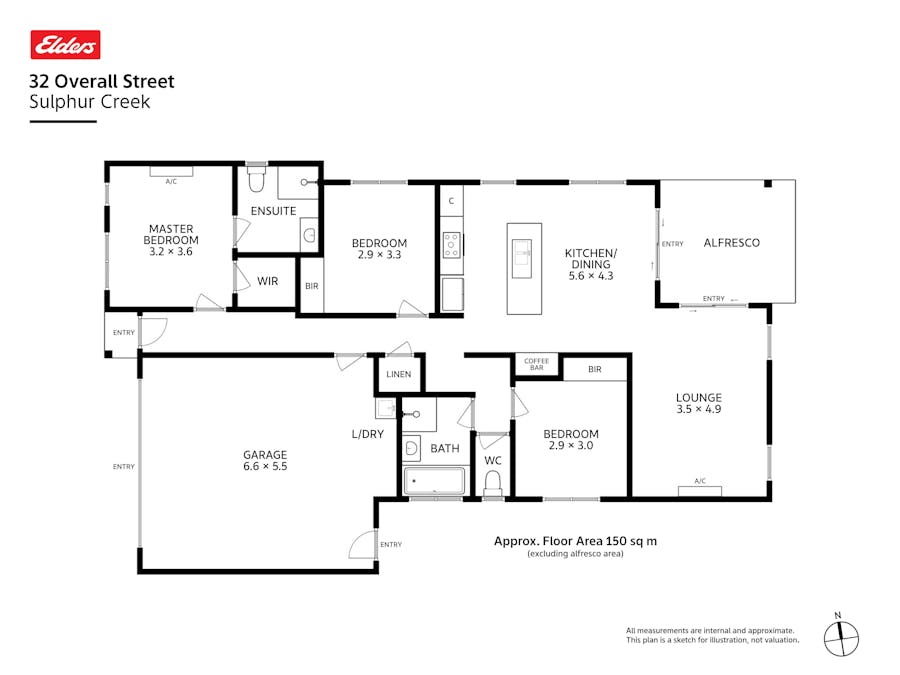 32 Overall Street, Sulphur Creek, TAS, 7316 - Floorplan 1