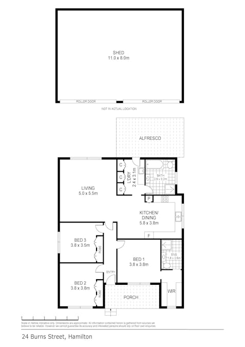 24 Burns Street, Hamilton, VIC, 3300 - Floorplan 1