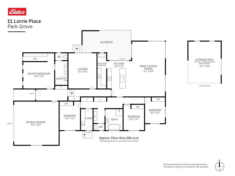 11 Lorrie Place, Park Grove, TAS, 7320 - Floorplan 1