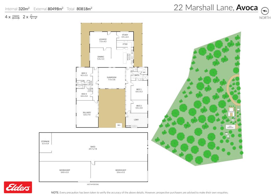 22 Marshall Lane, Avoca, VIC, 3467 - Floorplan 1
