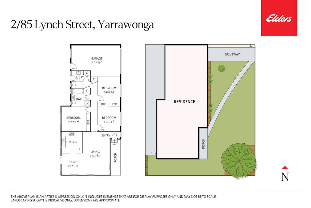 2/85 Lynch Street, Yarrawonga, VIC, 3730 - Floorplan 1