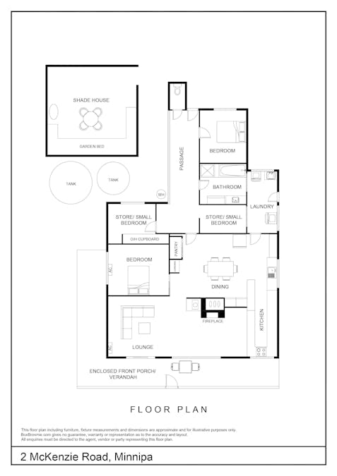 2 McKenzie Road, Minnipa, SA, 5654 - Floorplan 1