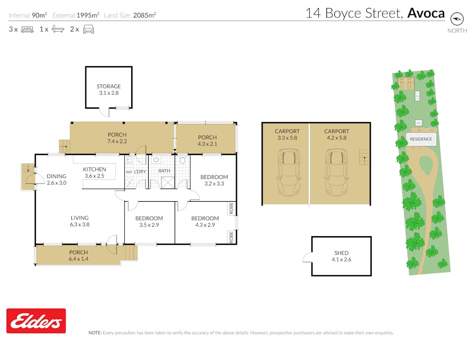 14 Boyce Street, Avoca, VIC, 3467 - Floorplan 1