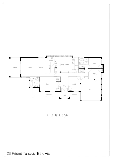 26 Friend Terrace, Baldivis, WA, 6171 - Floorplan 1