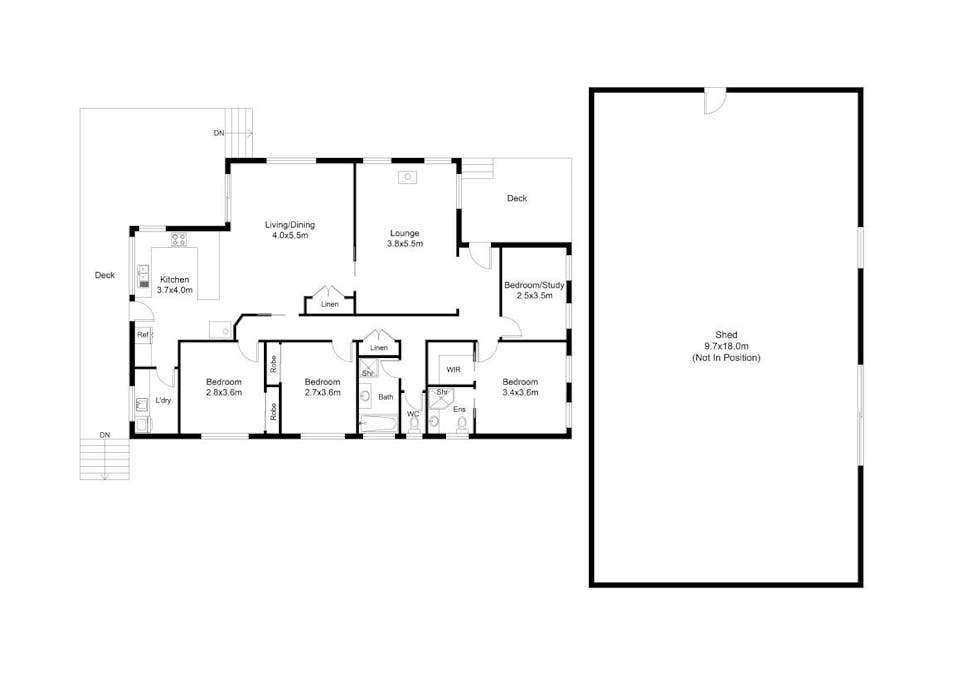 1037 Tabletop Road, Tolmie, VIC, 3723 - Floorplan 1